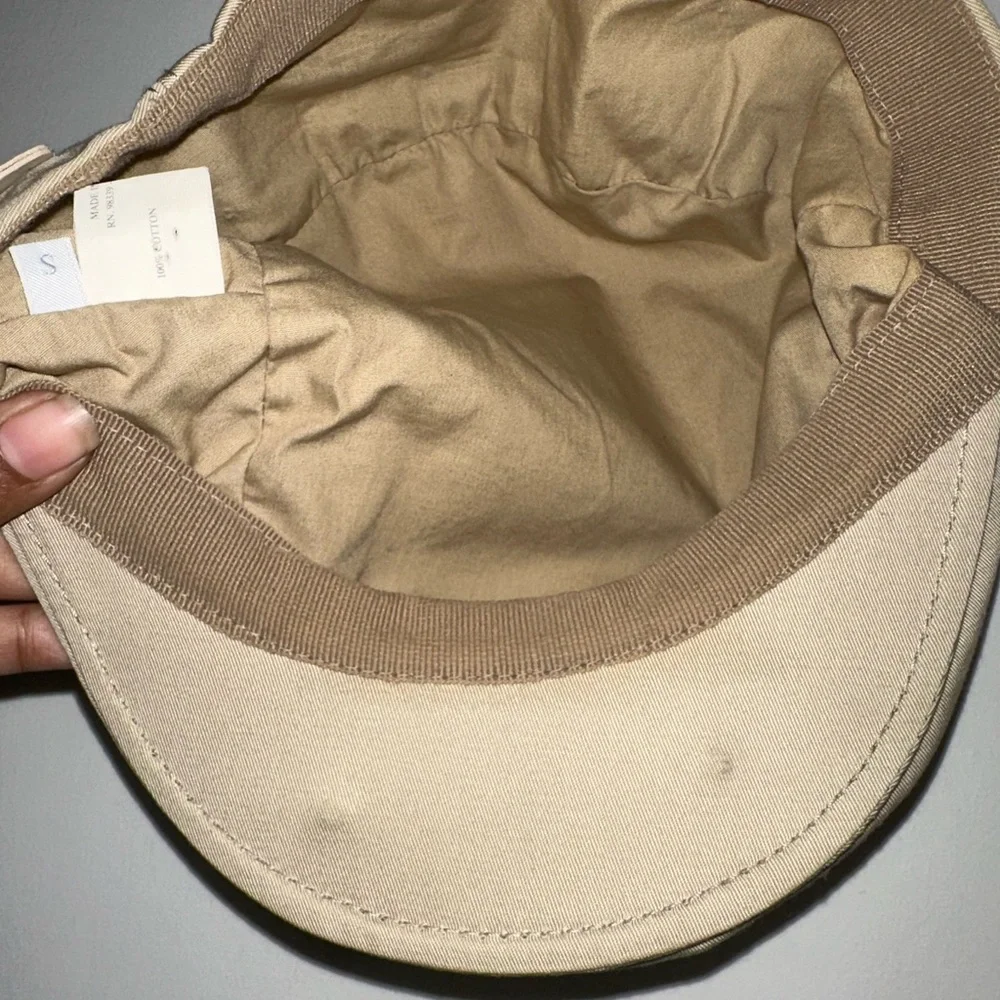Prada Classic Tan Flat Cap - Picture 10 of 16